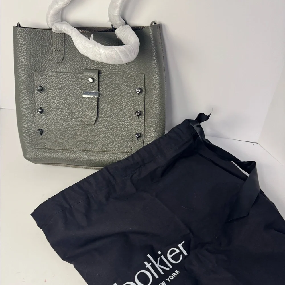 BOTKIER NEW YORK Warren Bite Size Leather Tote NWT